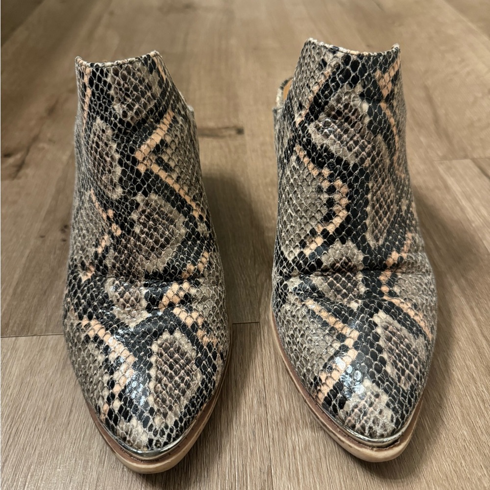 Snakeskin Booties - Picture 4 of 8